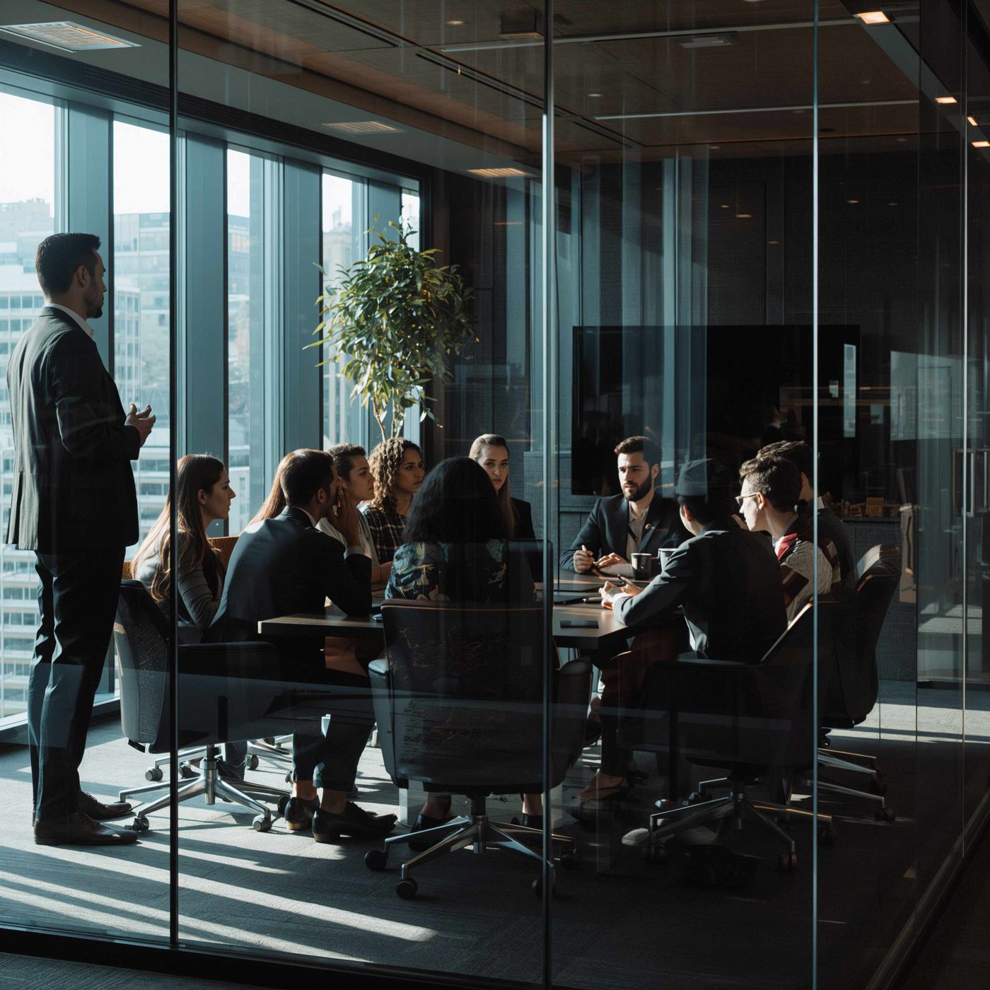 Commercial conference room